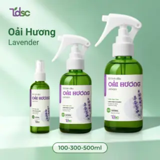 Xịt Đuổi Rệp Giường Mạt Bụi Ve Chó TDSC 500ml Tinh Dầu Thảo Mộc An Toàn Cho Nhà Cửa Mùi Oải Hương