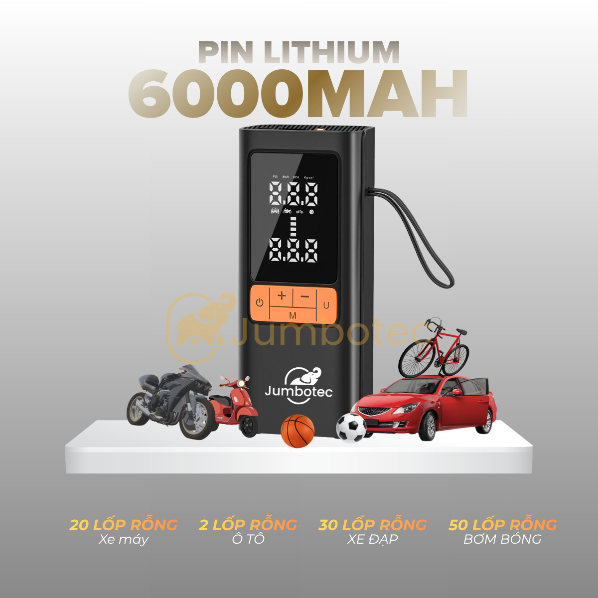Bơm lốp Jumbotec B03 - Hình ảnh 7