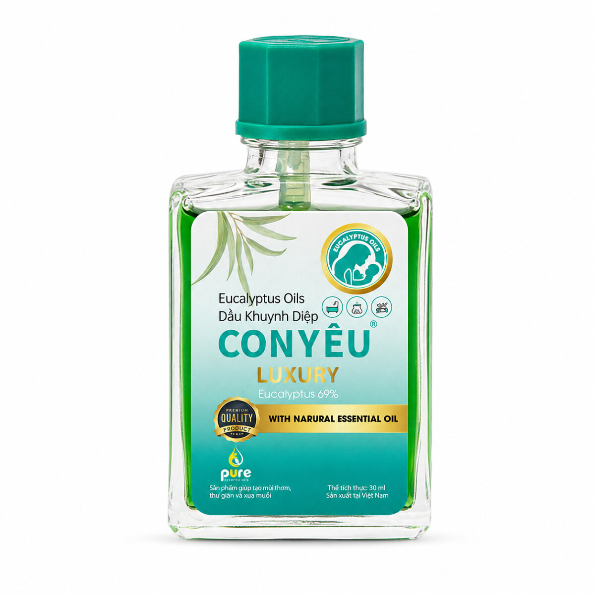 DẦU KHUYNH DIỆP CON YÊU LUXURY 30ml