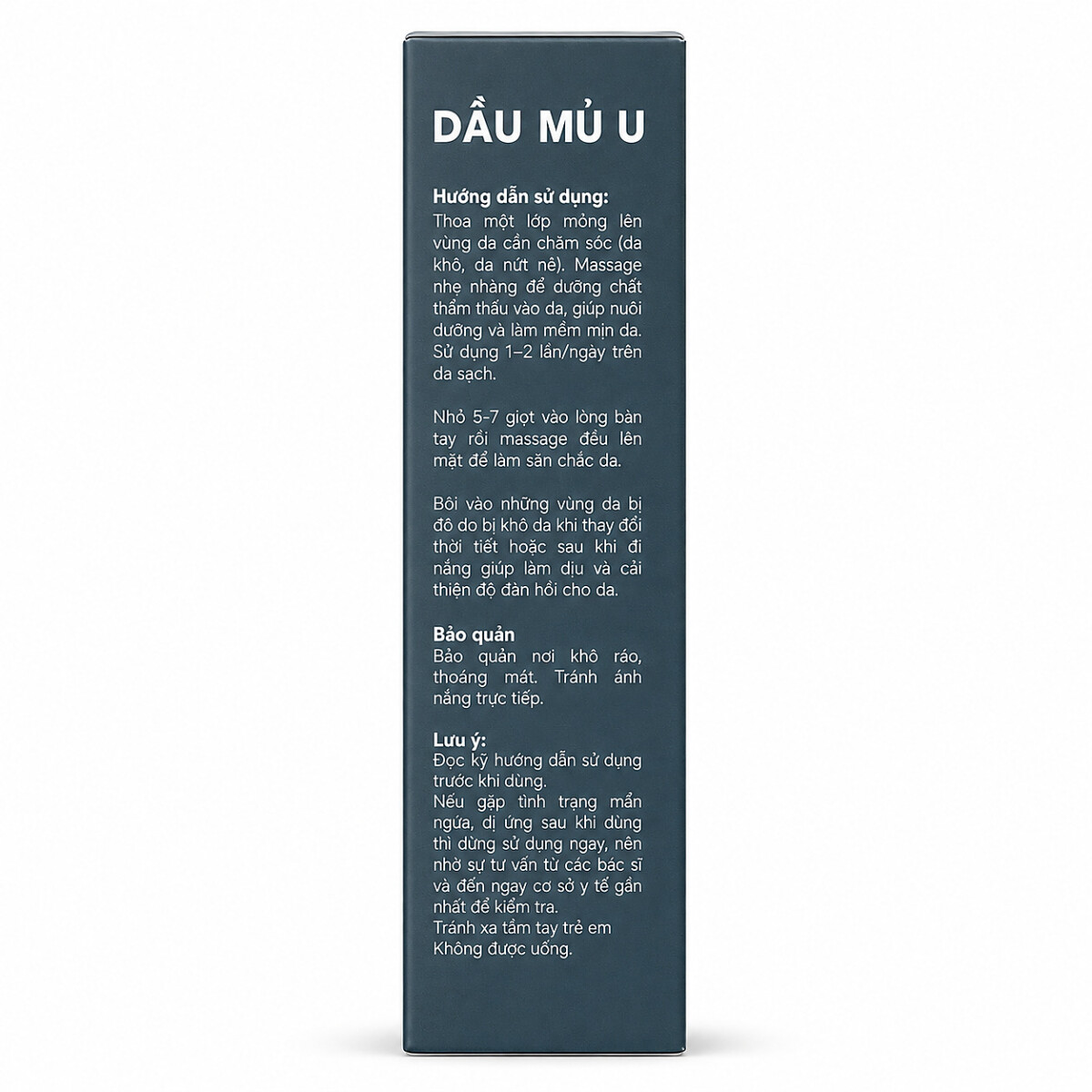 DẦU MÙ U M.U.U 30ml - Hình ảnh 7
