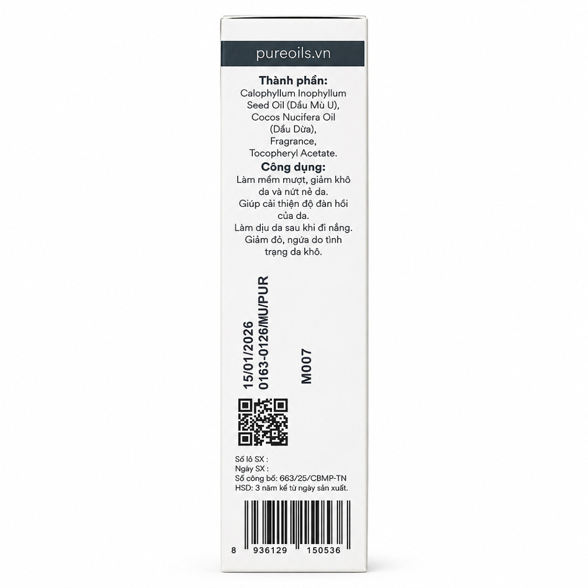 DẦU MÙ U M.U.U 30ml - Hình ảnh 5