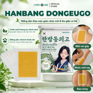 Miếng Dán Thảo Mộc Hàn Quốc HANBANG hỗ trợ Giảm Đau Cổ Vai Gáy Lưng Xương khớp Thư Giãn Cơ Thể 