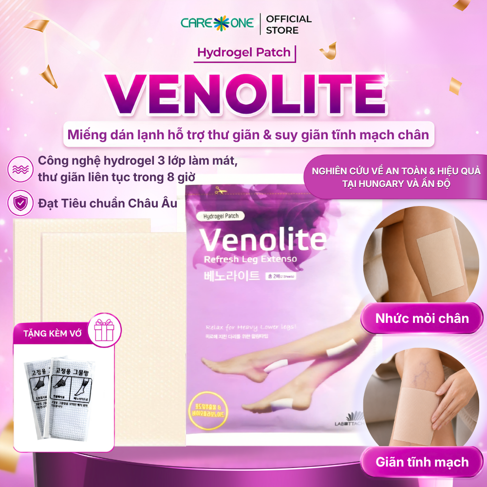 VENOLITE - Miếng dán thư giãn chân