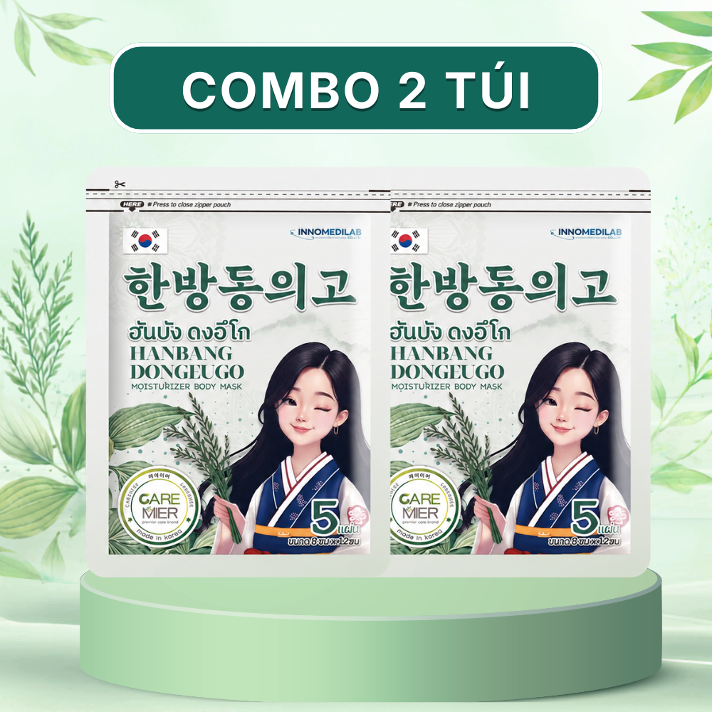 Miếng Dán Thảo Mộc Hàn Quốc HANBANG hỗ trợ Giảm Đau Cổ Vai Gáy Lưng Xương khớp Thư Giãn Cơ Thể - Hình ảnh 4
