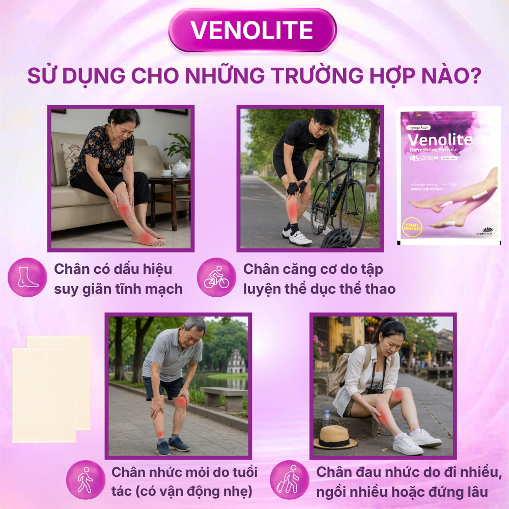 VENOLITE - Miếng dán thư giãn chân - Hình ảnh 10