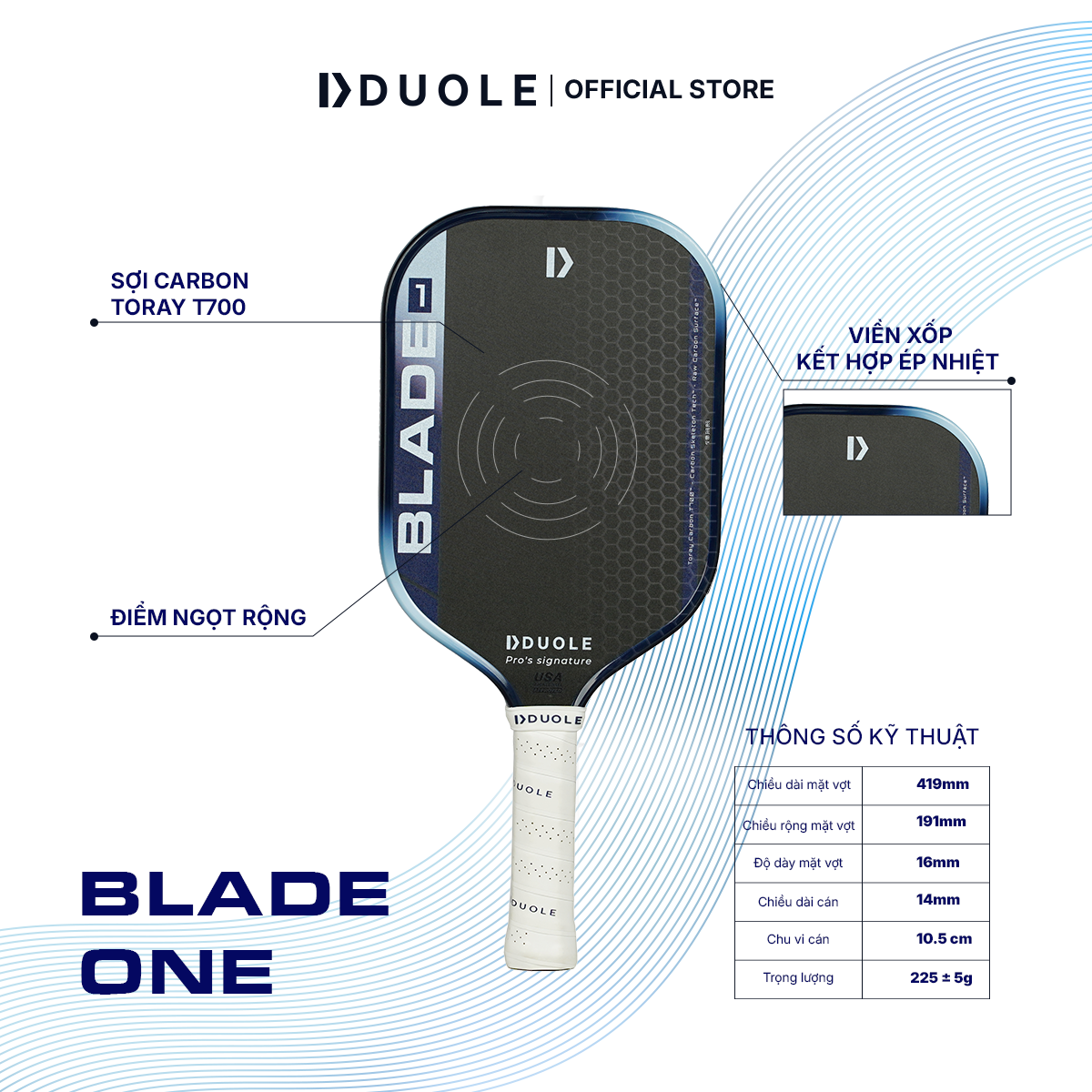 Vợt Pickleball Blade One - Hình ảnh 2
