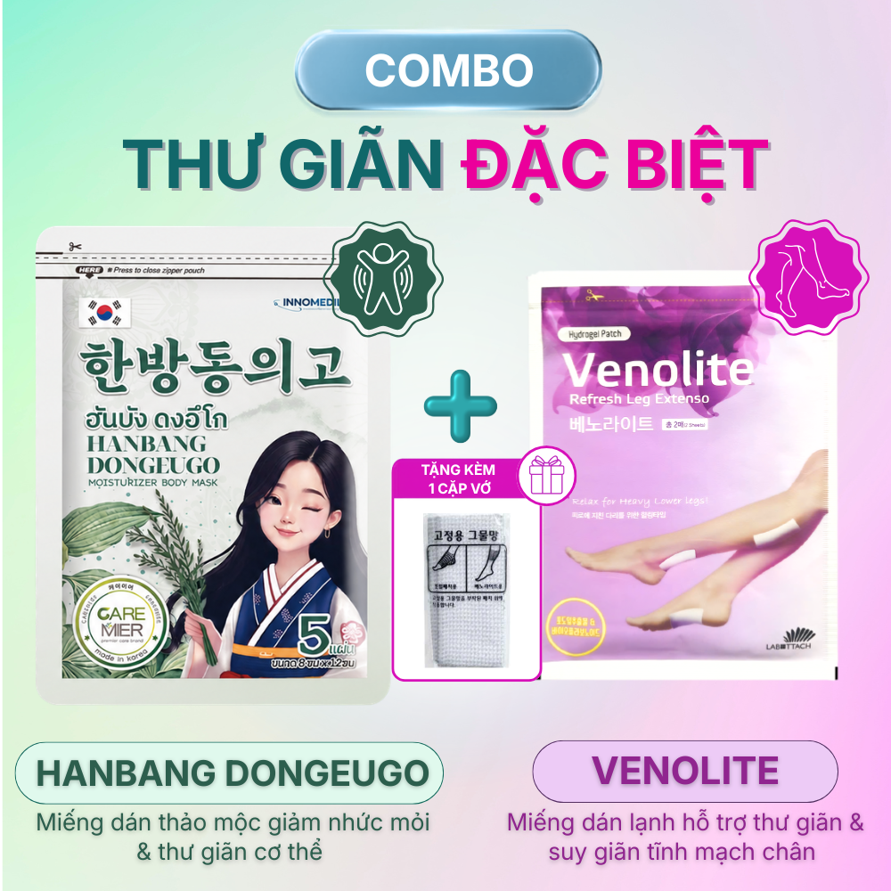 VENOLITE - Miếng dán thư giãn chân - Hình ảnh 3