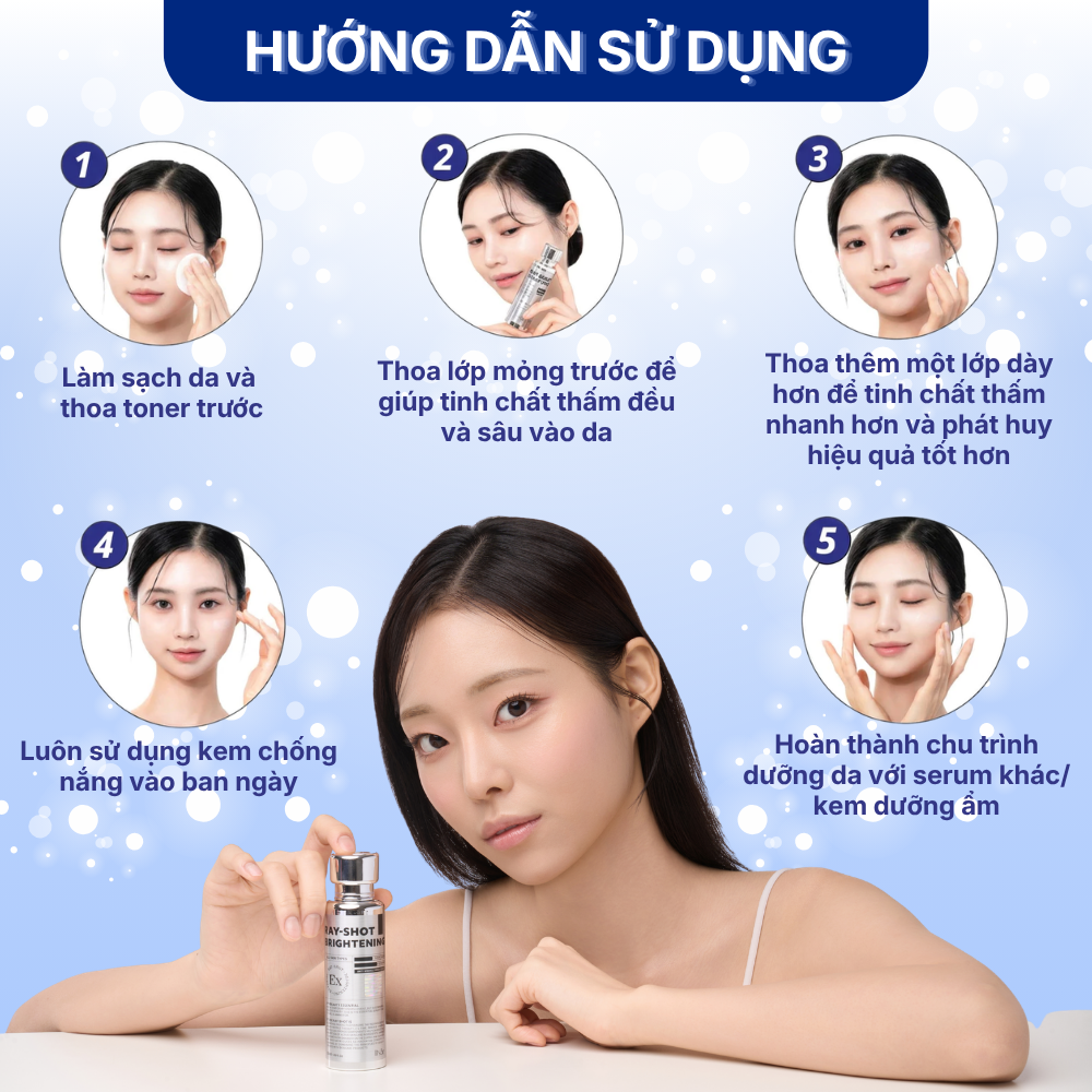 Tinh Chất Vi Kim hỗ trợ Mờ Nám Sáng Da Giảm Nếp Nhăn It's be RAY-SHOT Brightening Extreme (Rayshot 300) - Hình ảnh 10