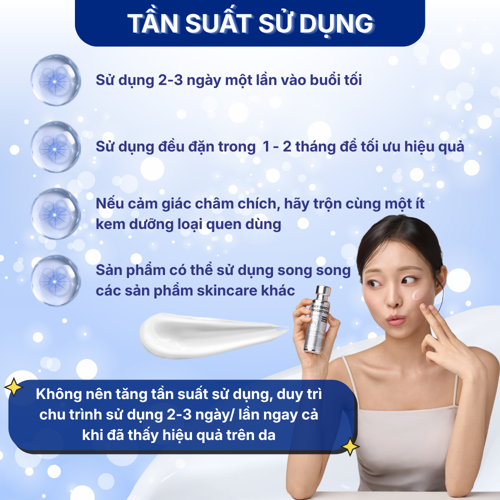 Tinh Chất Vi Kim hỗ trợ Mờ Nám Sáng Da Giảm Nếp Nhăn It's be RAY-SHOT Brightening Extreme (Rayshot 300) - Hình ảnh 9