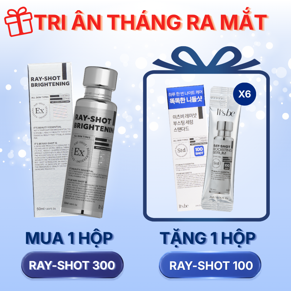 Tinh Chất Vi Kim hỗ trợ Mờ Nám Sáng Da Giảm Nếp Nhăn It's be RAY-SHOT Brightening Extreme (Rayshot 300) - Hình ảnh 3